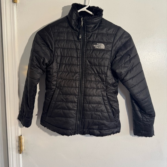 The North Face KIDS Charcoal Quilted Jacket - Picture 2 of 7